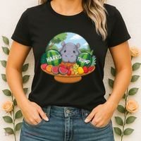 Moo Deng Predicts Donald Trump Will Win Us Election Women's T-Shirt thumb 2