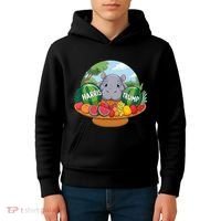 Moo Deng Predicts Donald Trump Will Win Us Election Kids Hoodie thumb 4