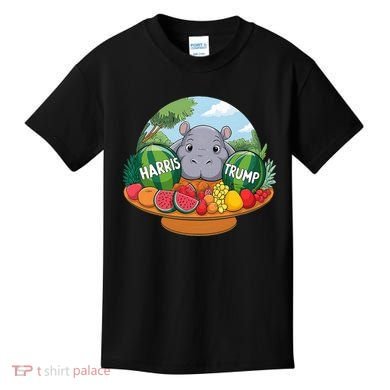 Moo Deng Predicts Donald Trump Will Win Us Election Kids T-Shirt