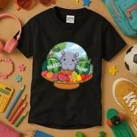 Moo Deng Predicts Donald Trump Will Win Us Election Kids T-Shirt thumb 3