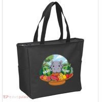 Moo Deng Predicts Donald Trump Will Win Us Election Tote Bag thumb 2