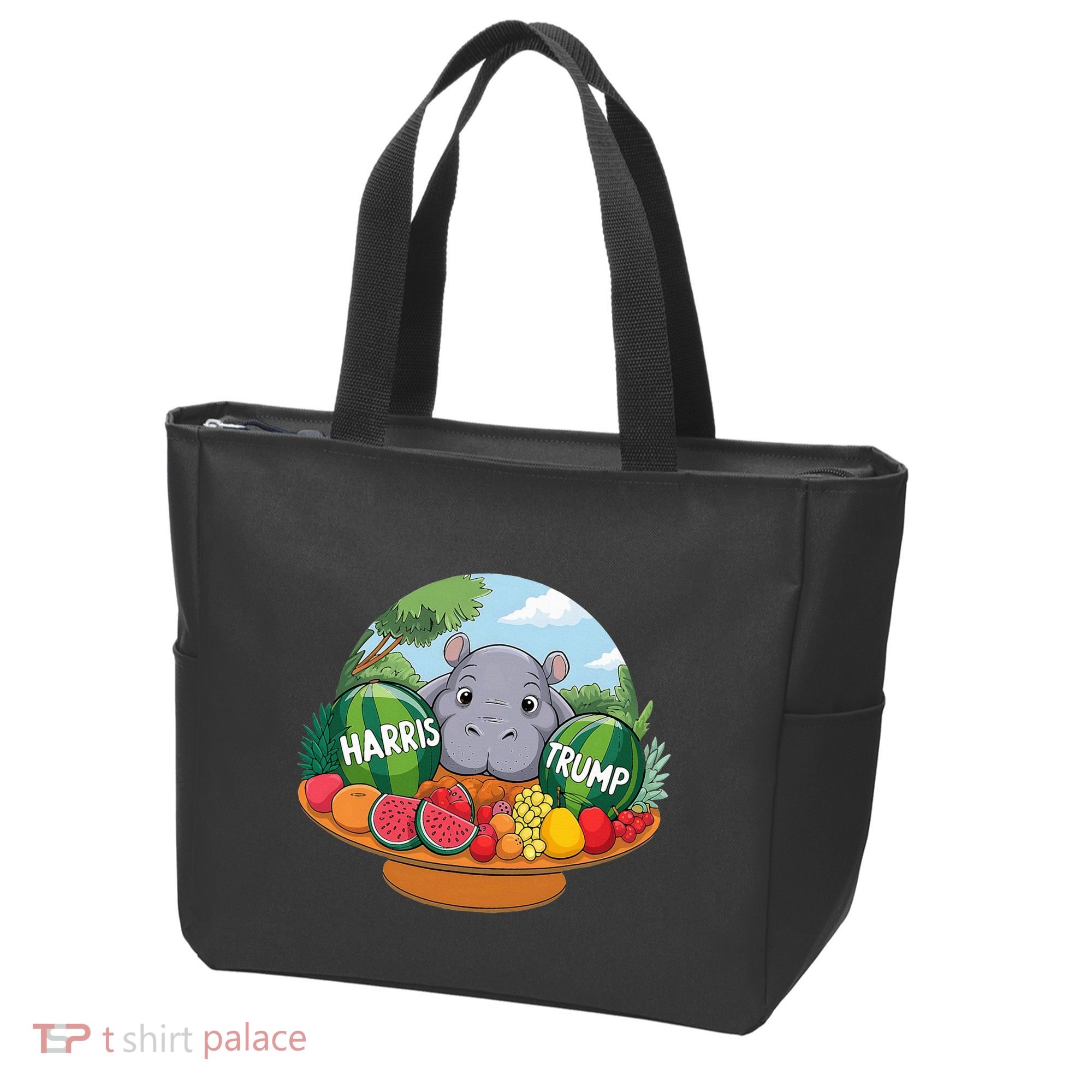 Moo Deng Predicts Donald Trump Will Win Us Election Tote Bag