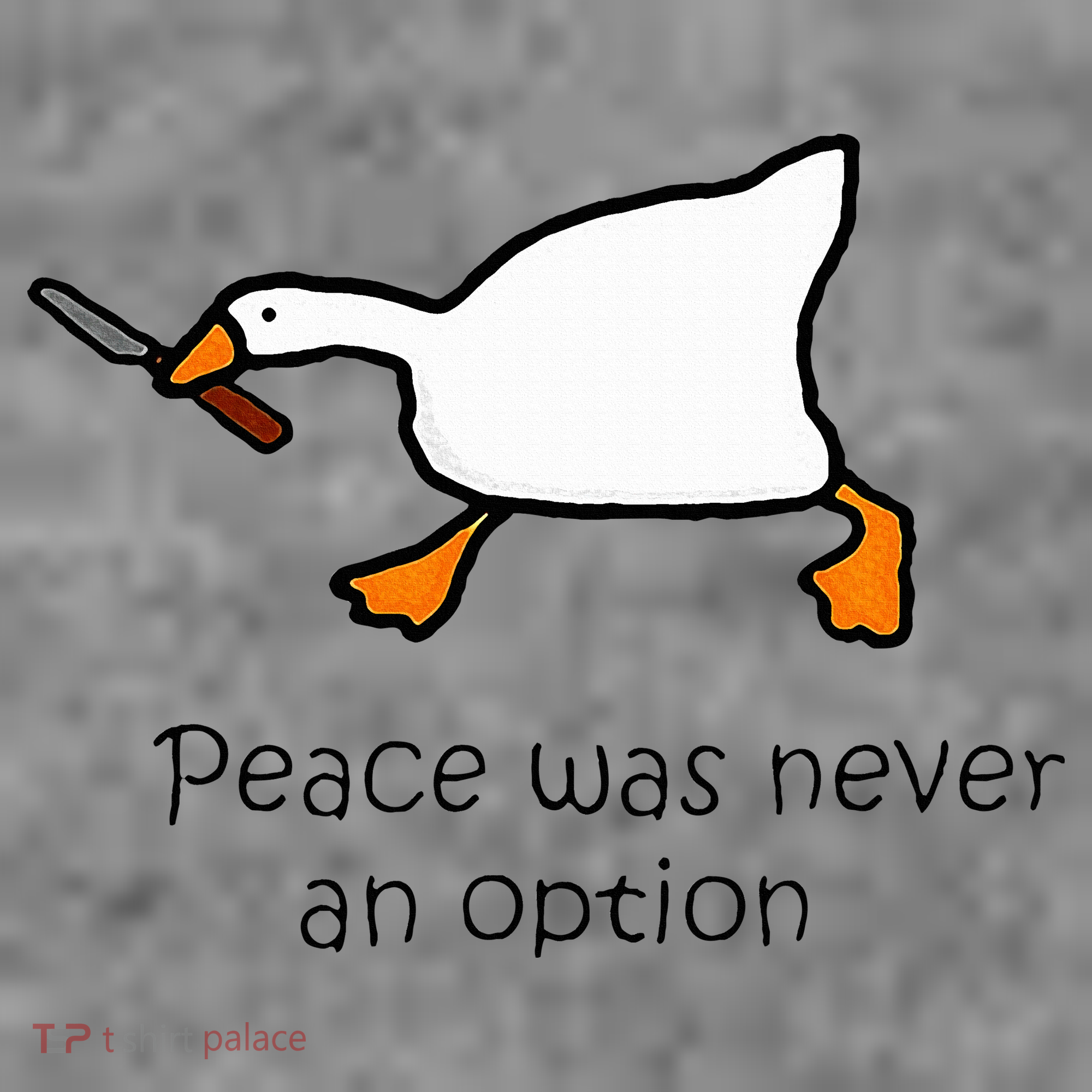 Murder Duck Peace Was Never An Option Duck With Knife Toddler Hoodie