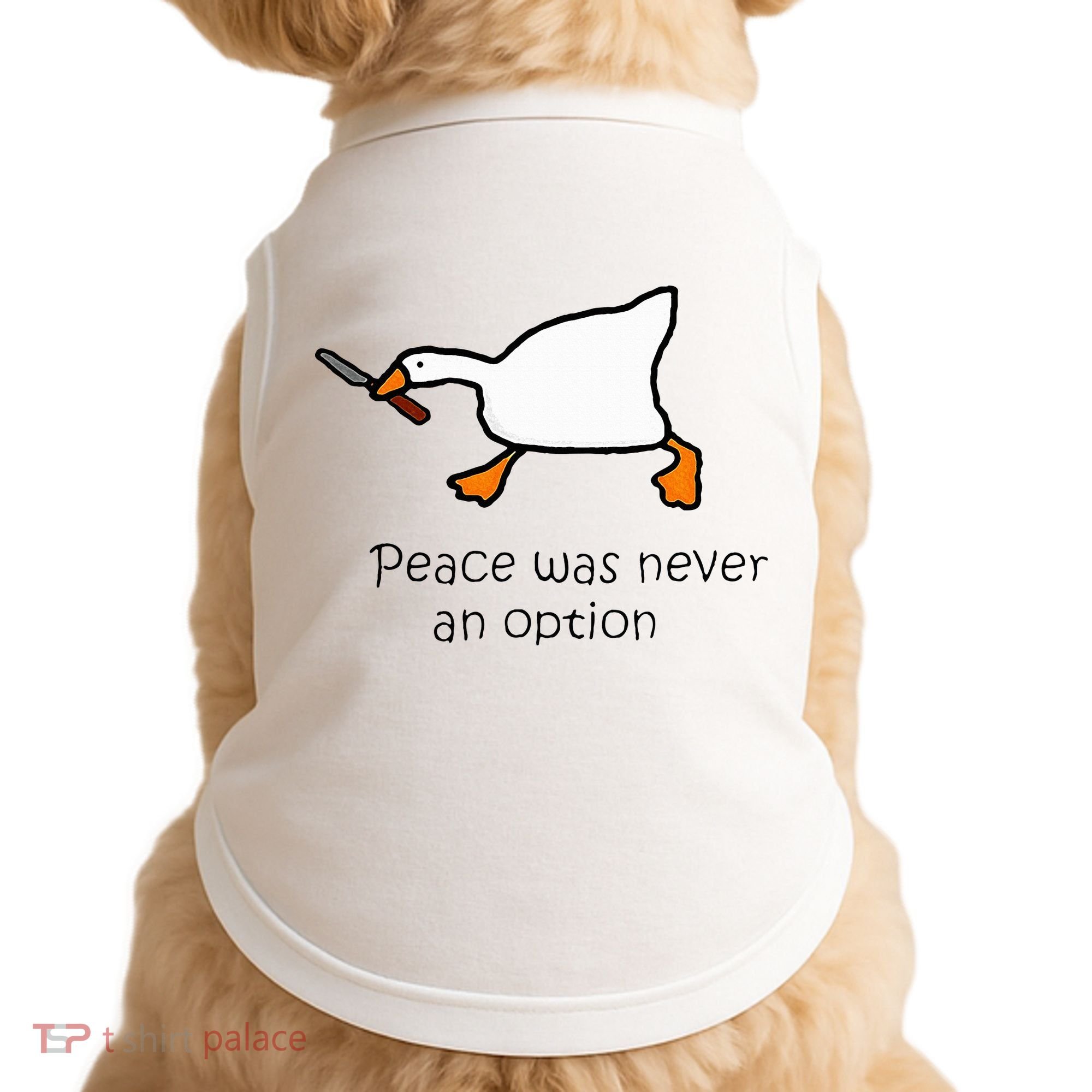Murder Duck Peace Was Never An Option Duck With Knife Doggie Tank