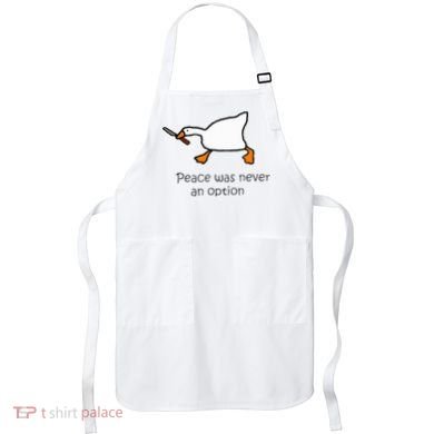 Murder Duck Peace Was Never An Option Duck With Knife Apron