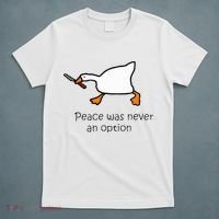 Murder Duck Peace Was Never An Option Duck With Knife T-Shirt thumb 5