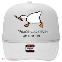 Murder Duck Peace Was Never An Option Duck With Knife Hat thumb 0