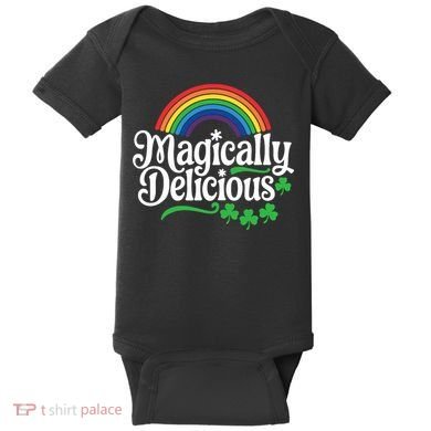 Magically Deliciousst Patricks Day Baby Bodysuit