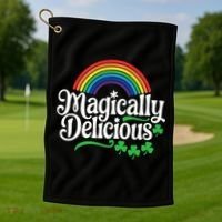 Magically Deliciousst Patricks Day Golf Towel thumb 1