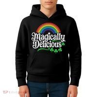 Magically Deliciousst Patricks Day Kids Hoodie thumb 4