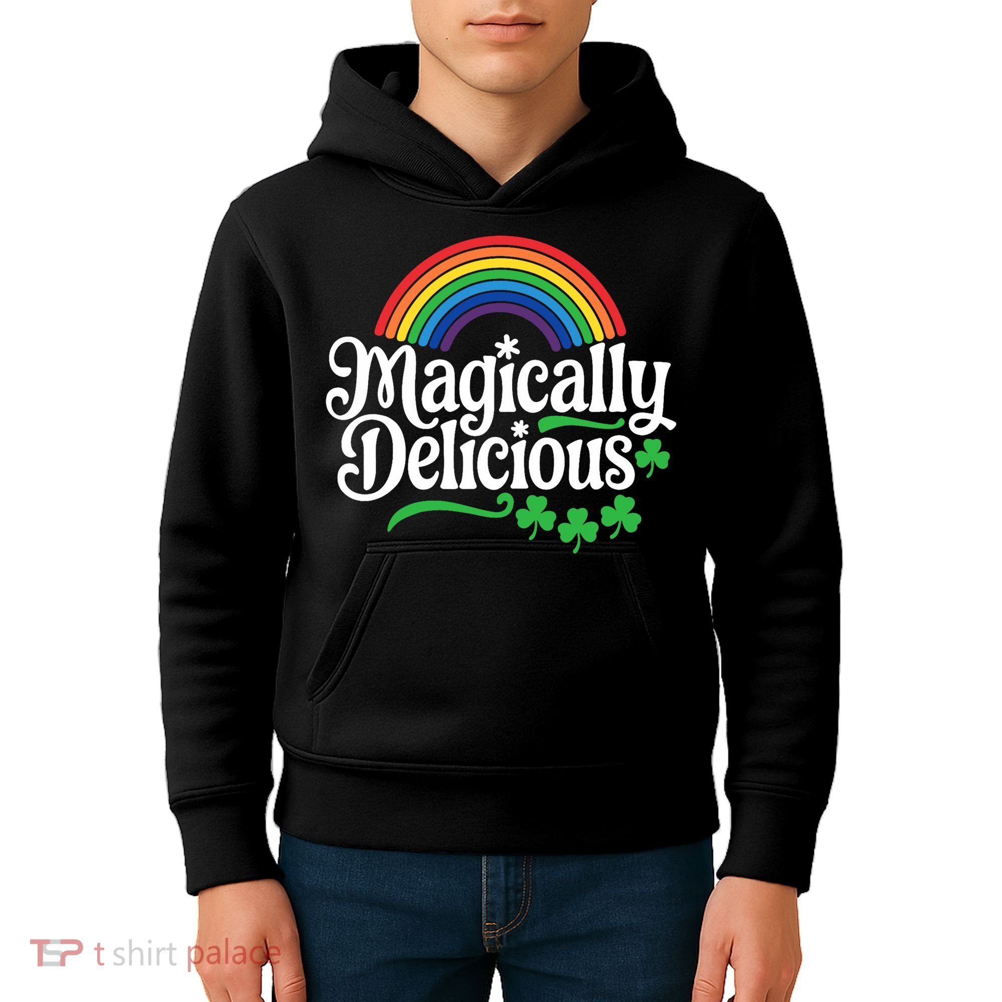 Magically Deliciousst Patricks Day Kids Hoodie
