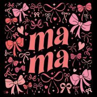 Mothers Day Preppy Mama Blue Coquette Bow Coffee Mug thumb 5