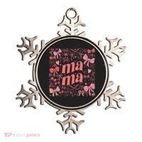 Mothers Day Preppy Mama Blue Coquette Bow Ornament thumb 0