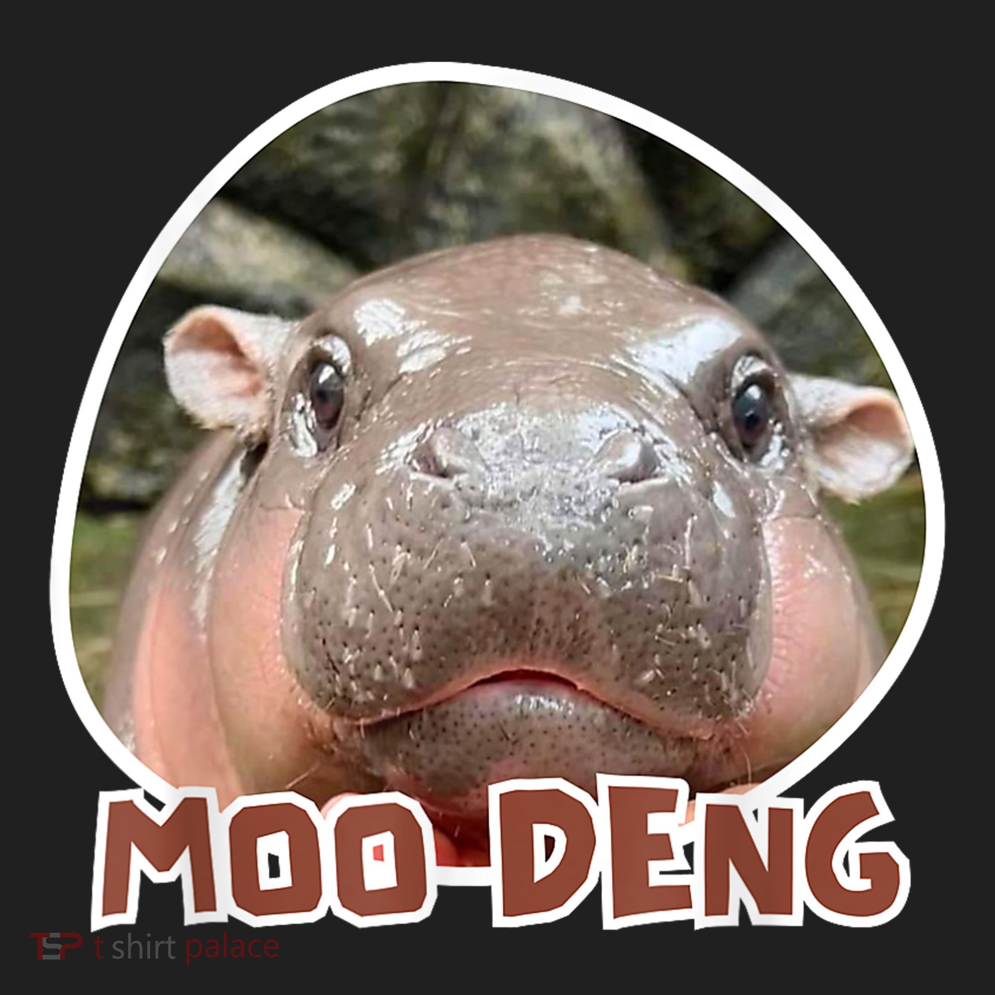 Moo Deng Pygmy Hippopotamus Funny Meme Women's Sweatshirt