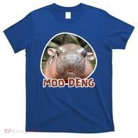 Moo Deng Pygmy Hippopotamus Funny Meme T-Shirt thumb 0