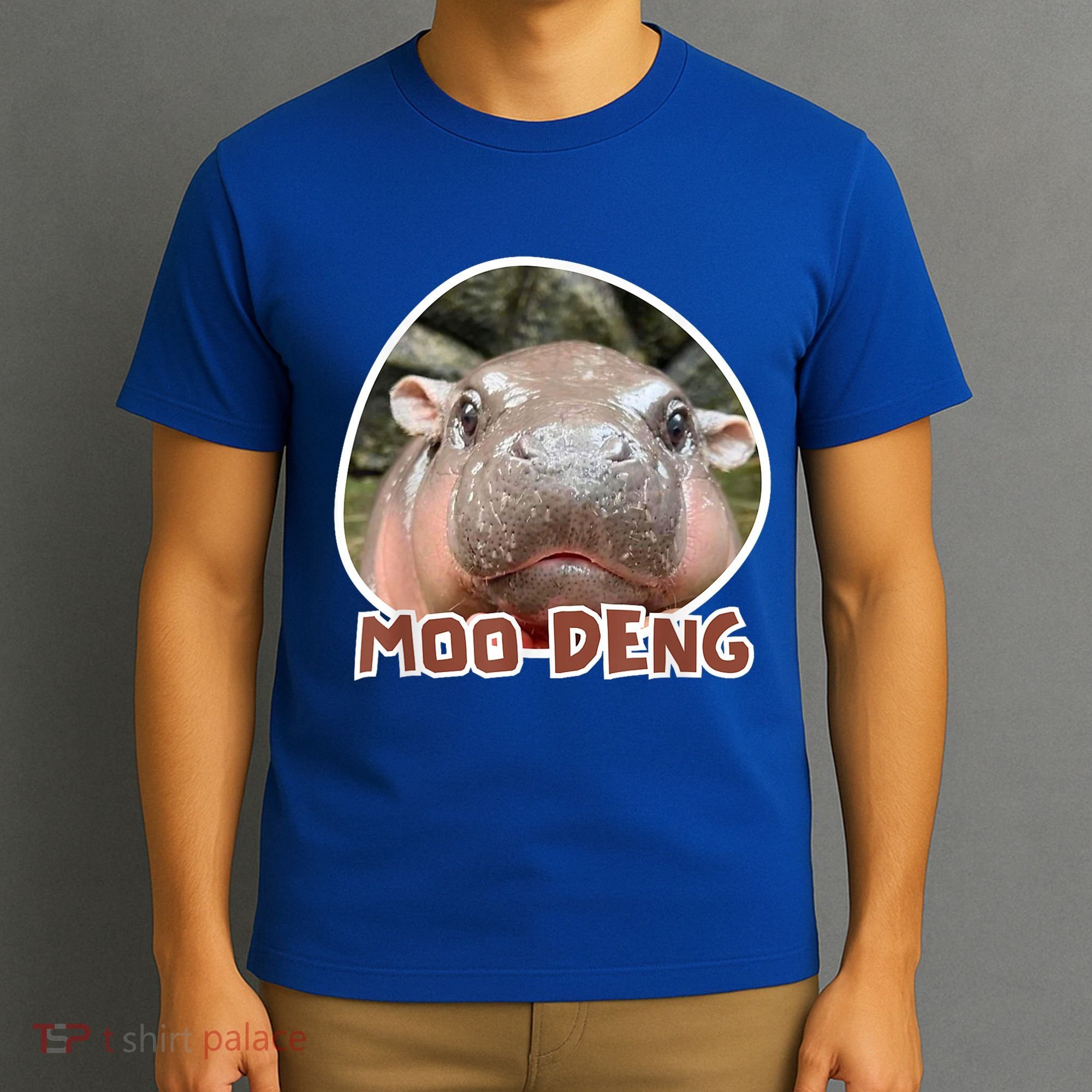 Moo Deng Pygmy Hippopotamus Funny Meme T-Shirt