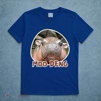 Moo Deng Pygmy Hippopotamus Funny Meme T-Shirt thumb 5