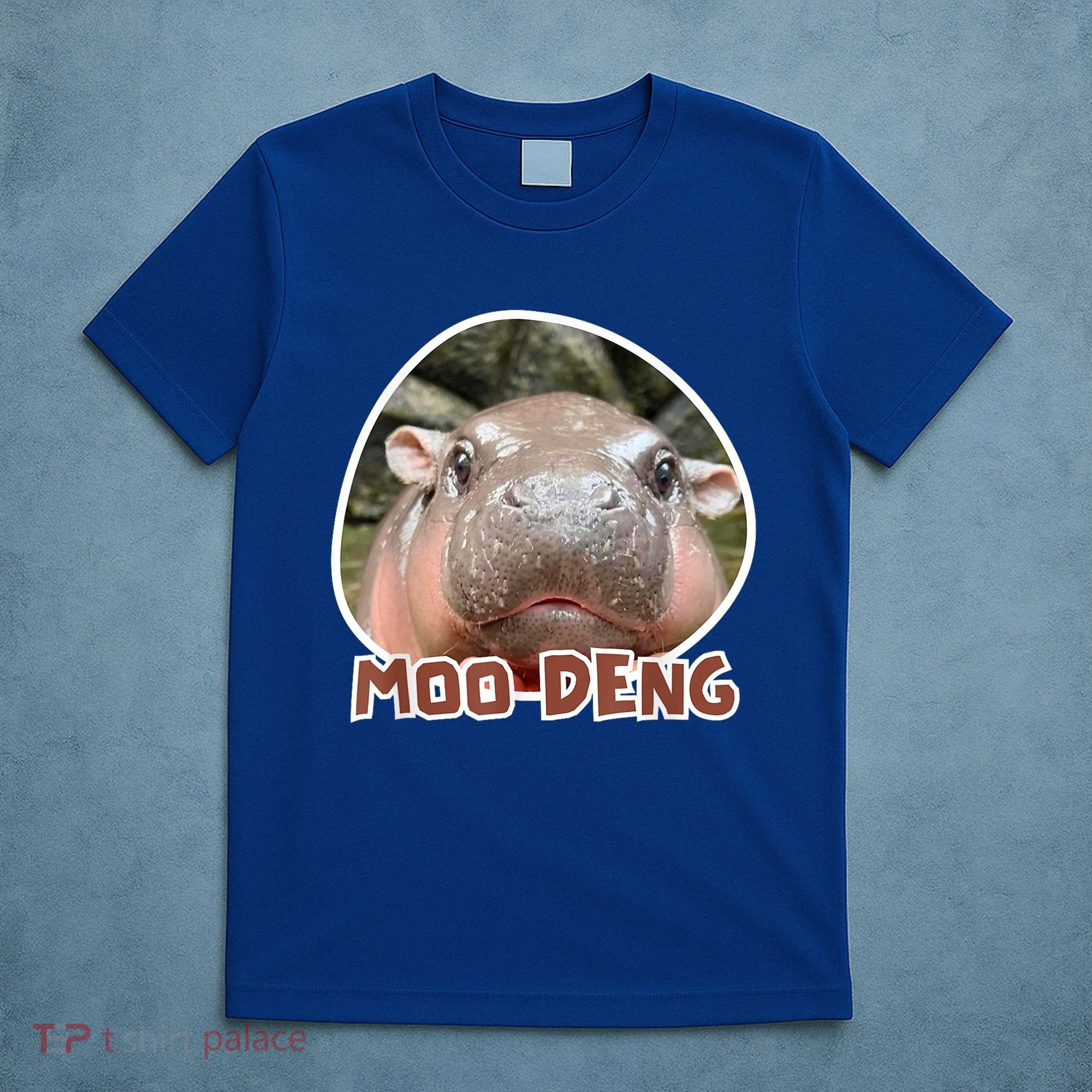 Moo Deng Pygmy Hippopotamus Funny Meme T-Shirt