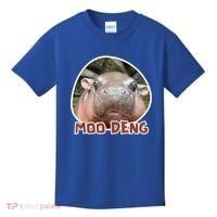 Moo Deng Pygmy Hippopotamus Funny Meme Kids T-Shirt thumb 0