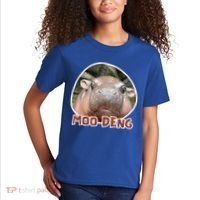 Moo Deng Pygmy Hippopotamus Funny Meme Kids T-Shirt thumb 2