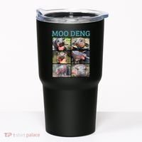 Moo Deng Picture Meme Funny Hippo Tumbler thumb 0