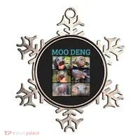 Moo Deng Picture Meme Funny Hippo Ornament thumb 0