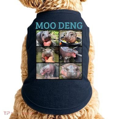Moo Deng Picture Meme Funny Hippo Doggie Tank