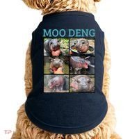 Moo Deng Picture Meme Funny Hippo Doggie Tank thumb 0