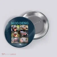 Moo Deng Picture Meme Funny Hippo Button thumb 0