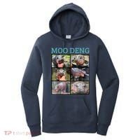Moo Deng Picture Meme Funny Hippo Women's Hoodie thumb 0