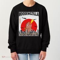 Moo Deng Pygmy Hippopotamus Funny Moodengzilla Women's Sweatshirt thumb 0