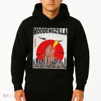 Moo Deng Pygmy Hippopotamus Funny Moodengzilla Hoodie thumb 2