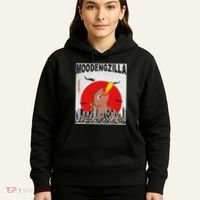Moo Deng Pygmy Hippopotamus Funny Moodengzilla Hoodie thumb 5