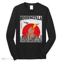 Moo Deng Pygmy Hippopotamus Funny Moodengzilla Long Sleeve Shirt thumb 0