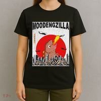Moo Deng Pygmy Hippopotamus Funny Moodengzilla T-Shirt thumb 4
