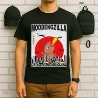 Moo Deng Pygmy Hippopotamus Funny Moodengzilla T-Shirt thumb 6