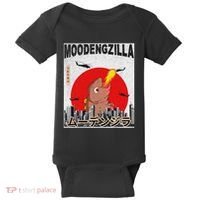 Moo Deng Pygmy Hippopotamus Funny Moodengzilla Baby Bodysuit thumb 0