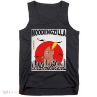 Moo Deng Pygmy Hippopotamus Funny Moodengzilla Tank Top thumb 0