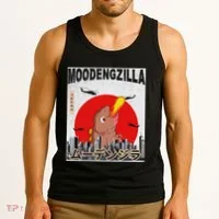 Moo Deng Pygmy Hippopotamus Funny Moodengzilla Tank Top thumb 3