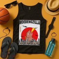 Moo Deng Pygmy Hippopotamus Funny Moodengzilla Tank Top thumb 4