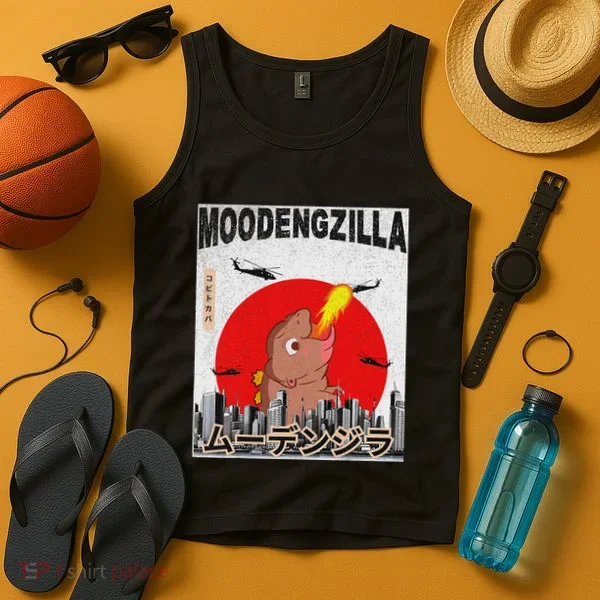 Moo Deng Pygmy Hippopotamus Funny Moodengzilla Tank Top