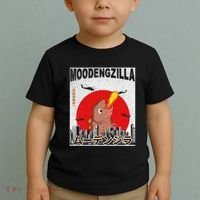 Moo Deng Pygmy Hippopotamus Funny Moodengzilla Toddler T-Shirt thumb 2