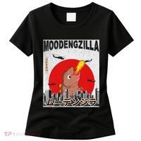 Moo Deng Pygmy Hippopotamus Funny Moodengzilla Women's T-Shirt thumb 0