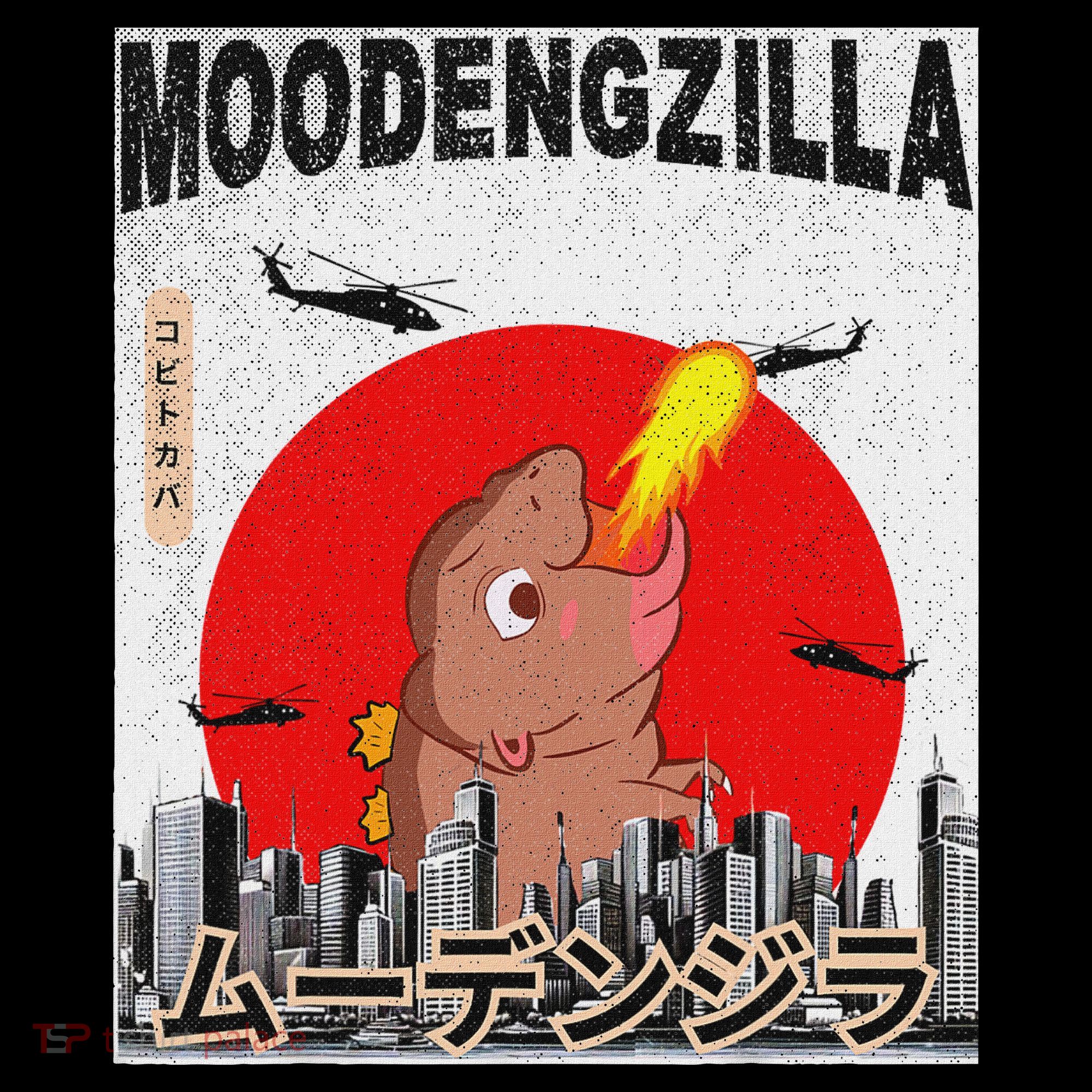 Moo Deng Pygmy Hippopotamus Funny Moodengzilla Women's T-Shirt