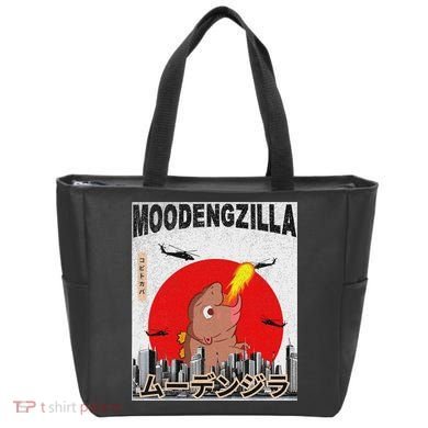 Moo Deng Pygmy Hippopotamus Funny Moodengzilla Tote Bag