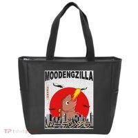 Moo Deng Pygmy Hippopotamus Funny Moodengzilla Tote Bag thumb 0