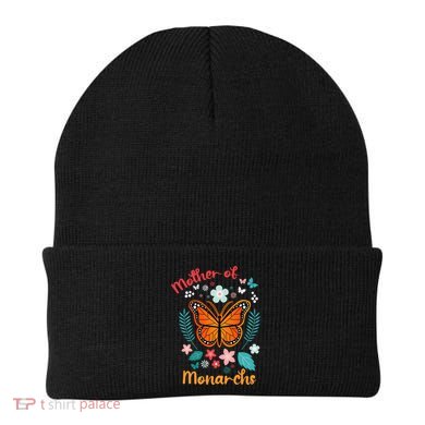 MotherS Day Queen Mom Mother Of Monarchs Powerful Gift Beanie