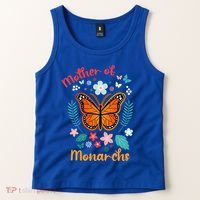 MotherS Day Queen Mom Mother Of Monarchs Powerful Gift Tank Top thumb 2