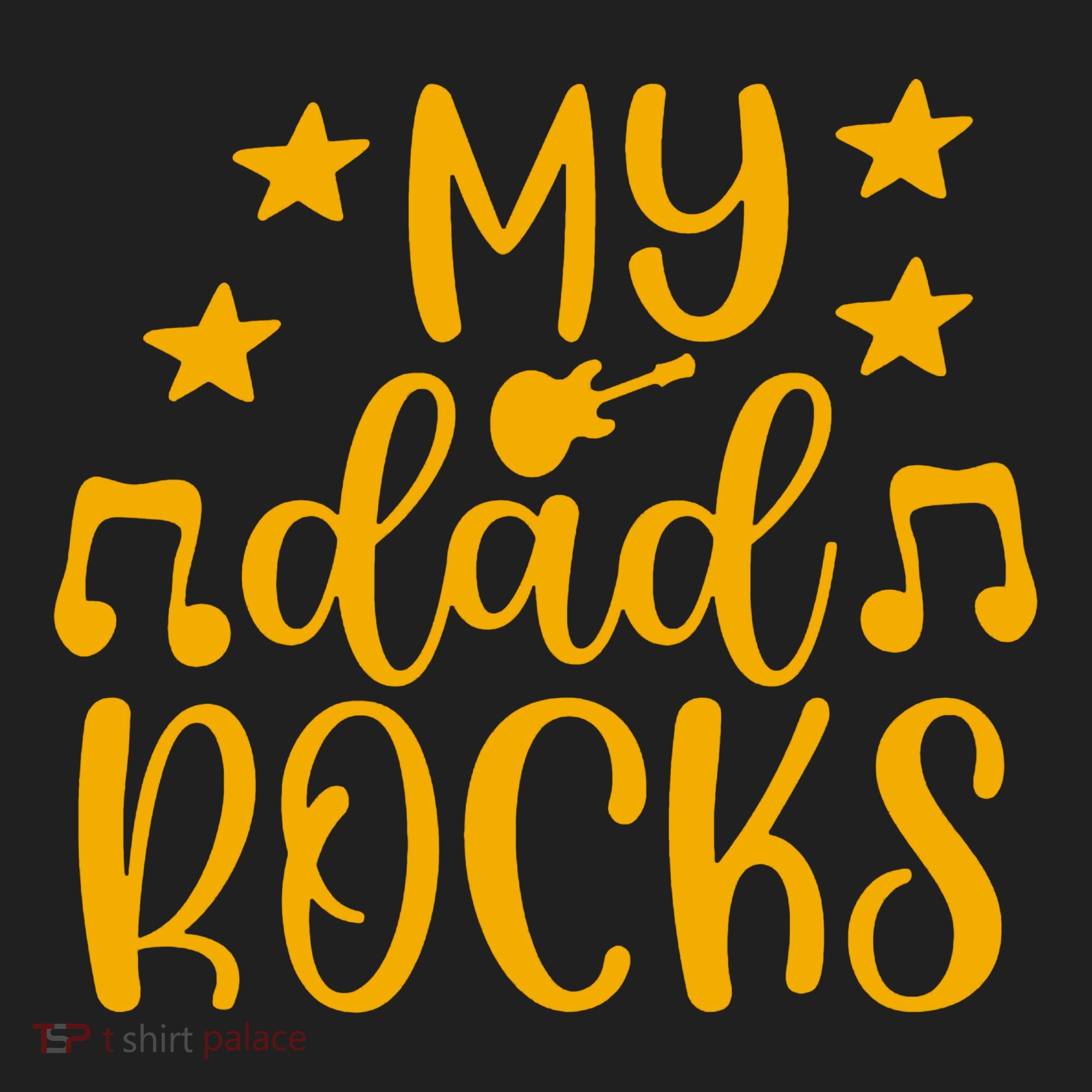 My Dad Rocks Musicial Tumbler