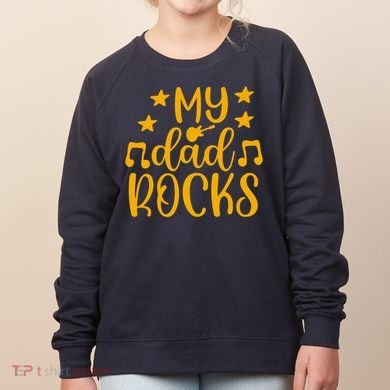 My Dad Rocks Musicial Women's Sweatshirt